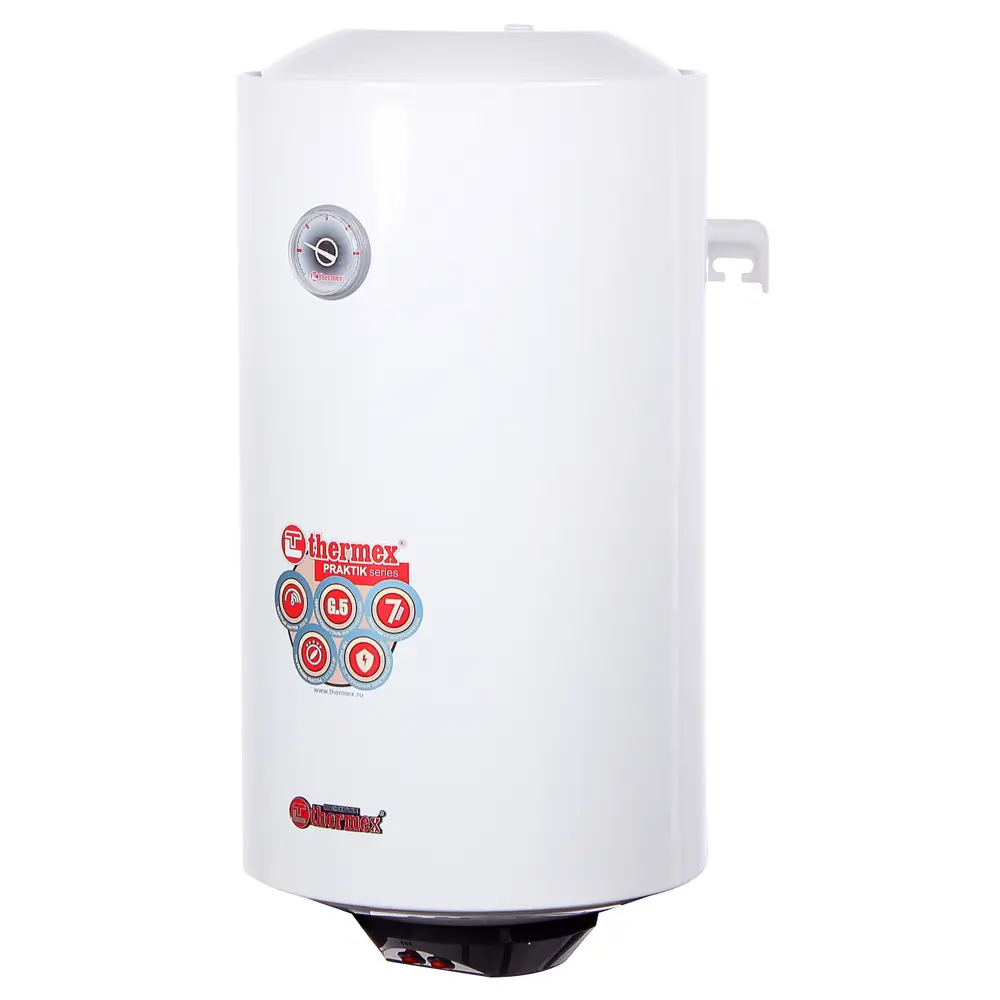 Водонагреватель вертикальный 50 л, Thermex Praktik 50 V Slim, нержавеющая сталь STLM-2005601 - Вид №1