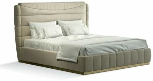 Carpanese Home Двуспальная кровать с мягким изголовьем Contemporary 7381