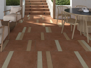 Напольное / керамогранит с терракотовым эффектом