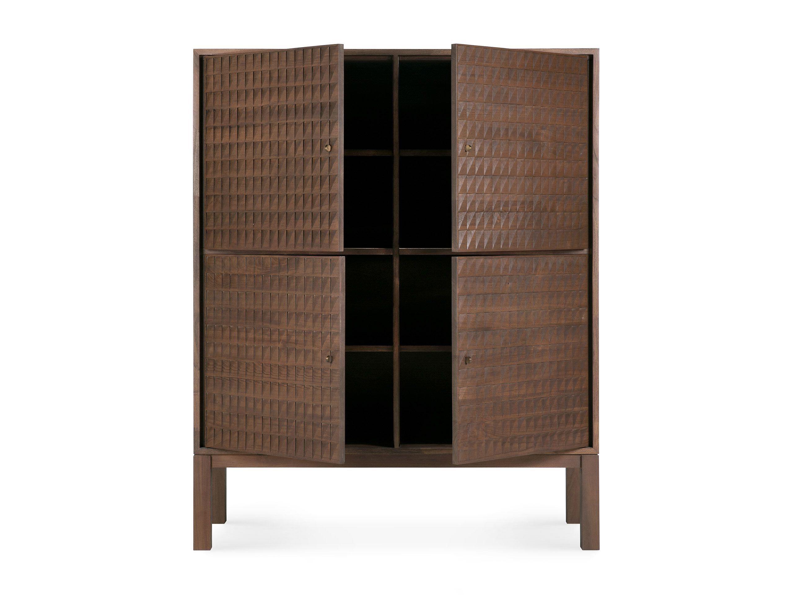 Шкаф из тикового дерева с распашными дверцами Ethnicraft Sono ARCH-00061408 - Вид №1