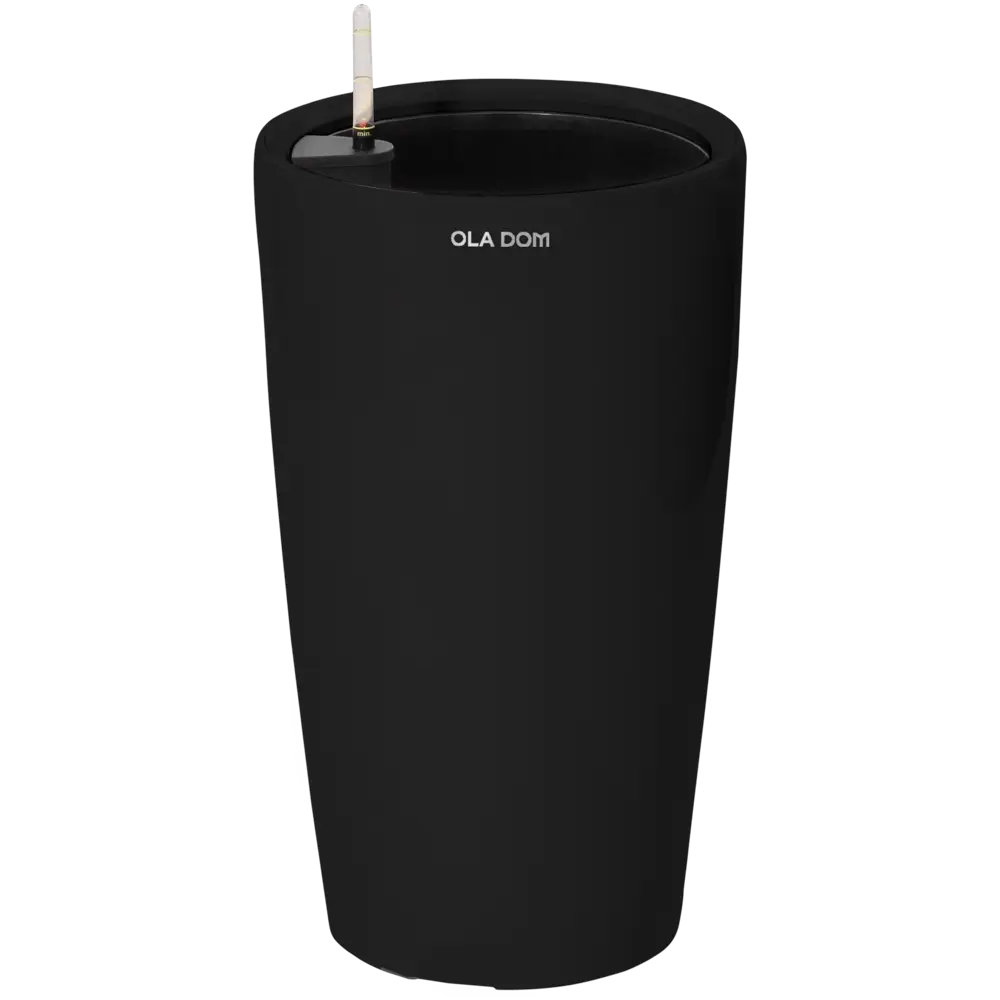 Кашпо для цветов Ola Dom Deluxe Long 18 л черный Santreyd STLM-2162646