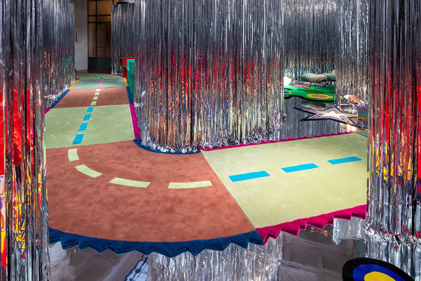 Шерстяной ковер ручной работы Poltronova шоссе ARCH-00133575 - Вид №6