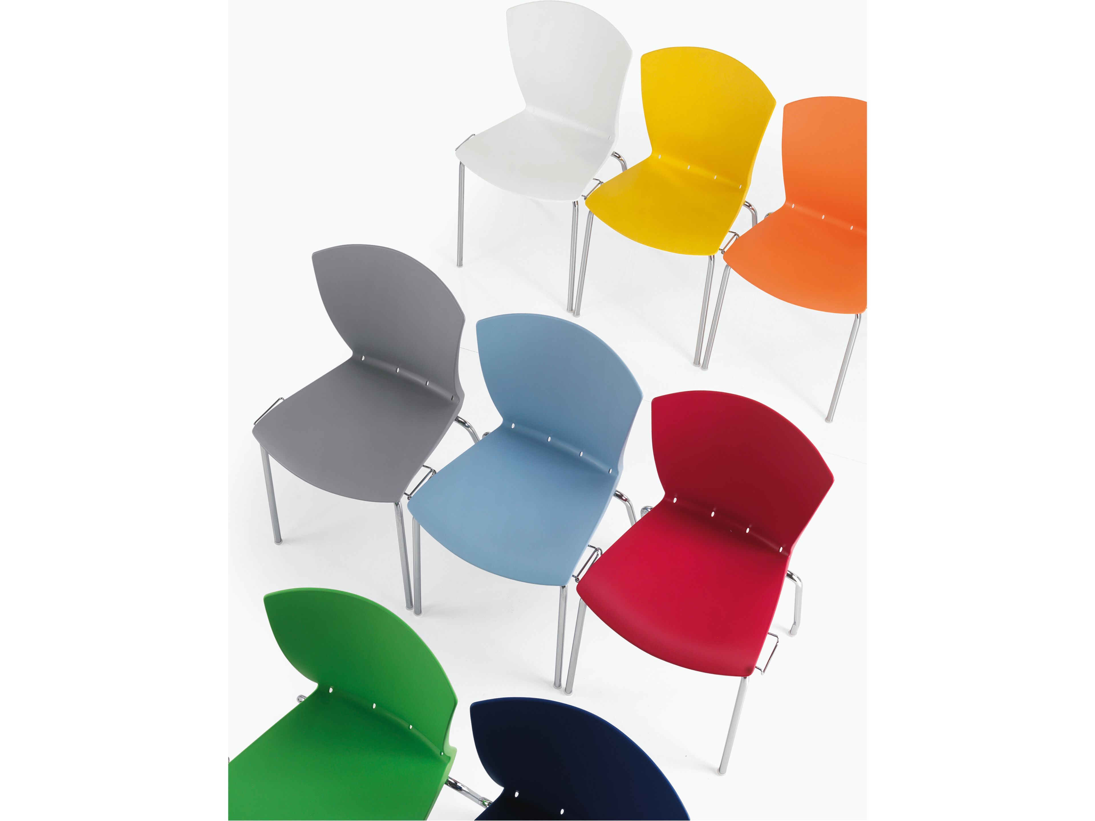 Стул из полипропилена для залов ожидания Sesta милая ARCH-00077494 - Вид №3