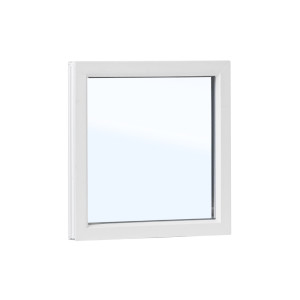 Окно ПВХ 2578 глухое (ВхШ) 47х50см однокамерный стеклопакет цвет белый WHS