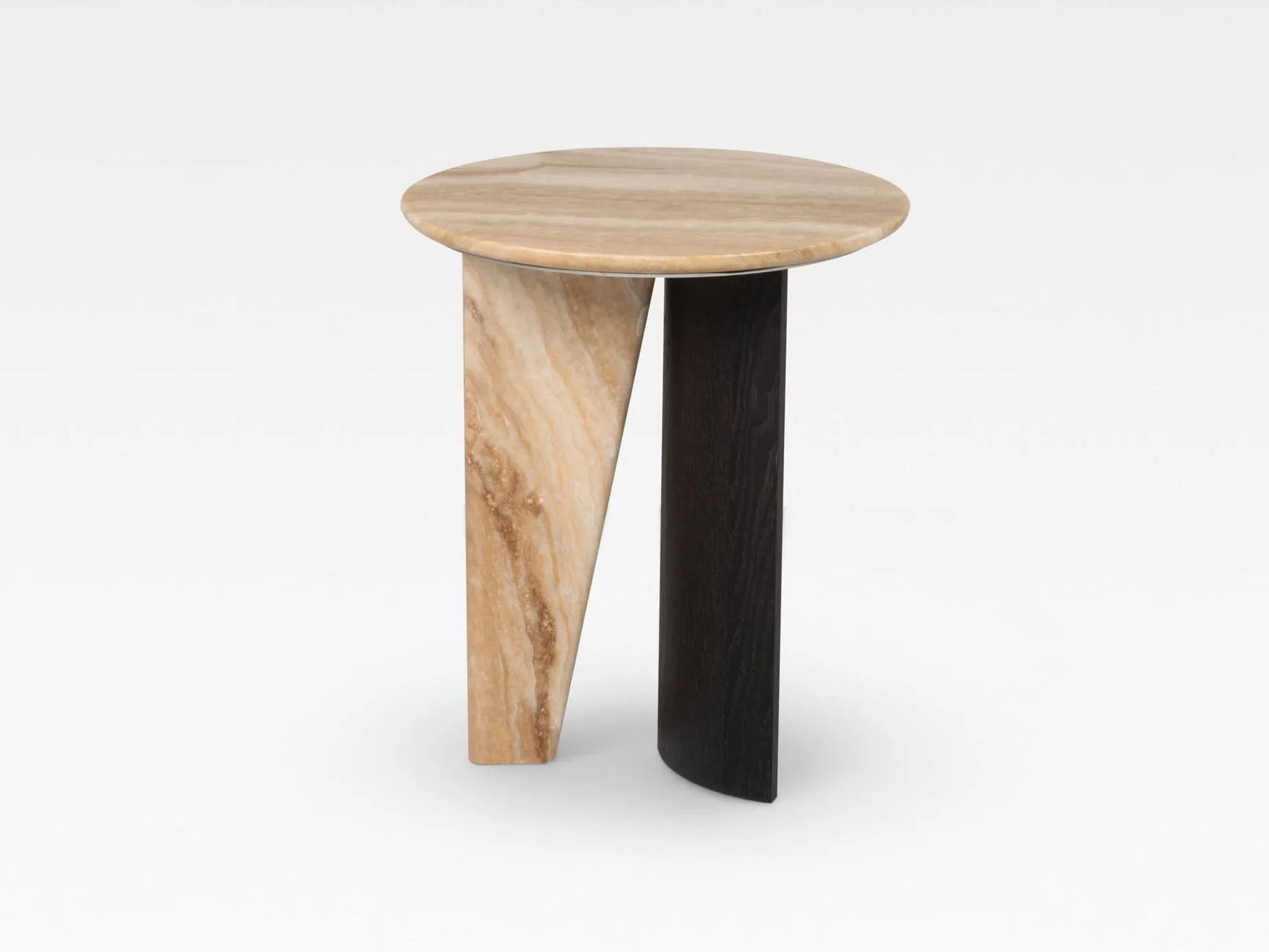 Круглый журнальный столик из оникса Greenapple FOICE ARCH-00105704