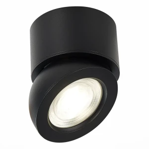 Светильник точечный светодиодный накладной ALMA LIGHT ALC00050BK-3000K-LED.1x10W 3.50 м² теплый белый свет цвет черный