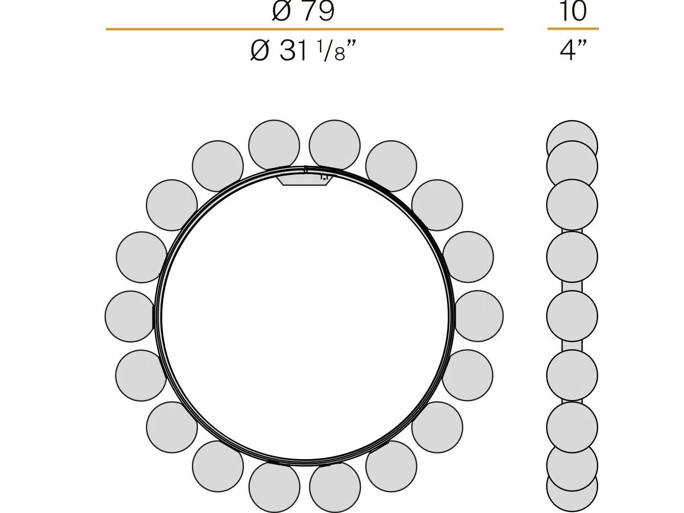Выдувное стекло светодиодный подвесной светильник Panzeri Muranè R ARCH-00045083 - Вид №17
