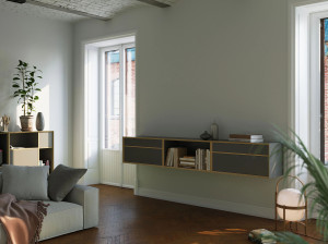 Секционный шкаф из березы