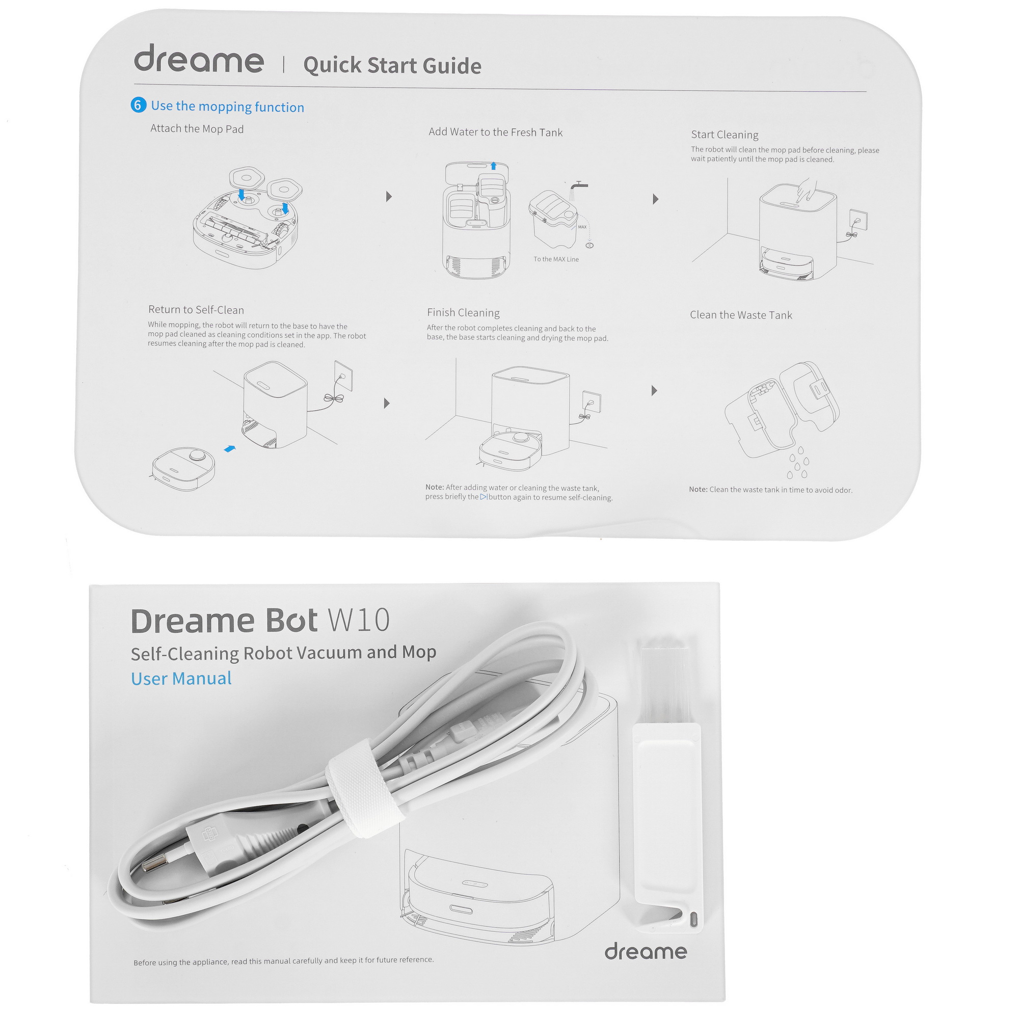 5006267 Робот-пылесос Dreame W10 белый STDN-0131803 - Вид №11