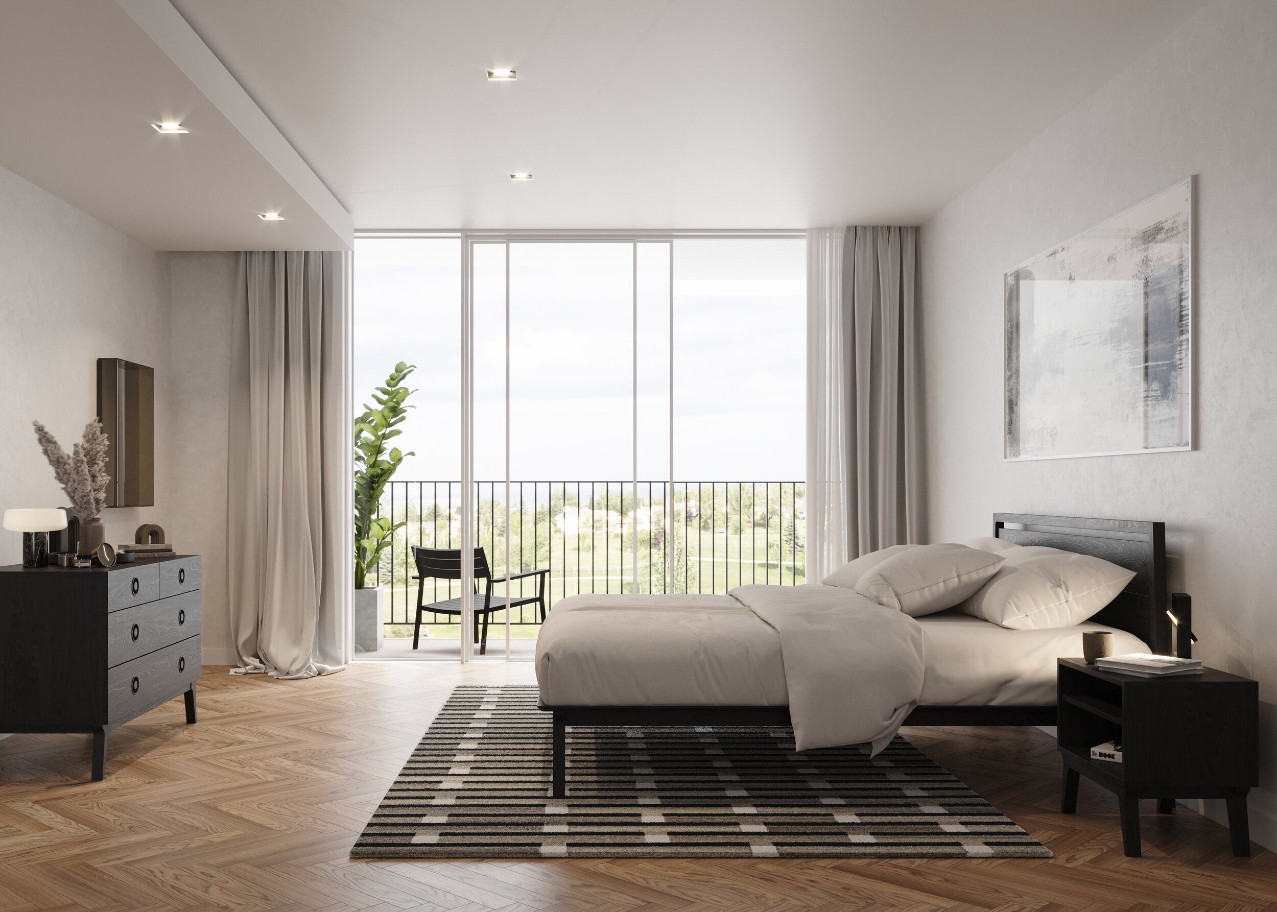 Кровать размера "king-size" в венге Case Valentine ARCH-00127103 - Вид №2