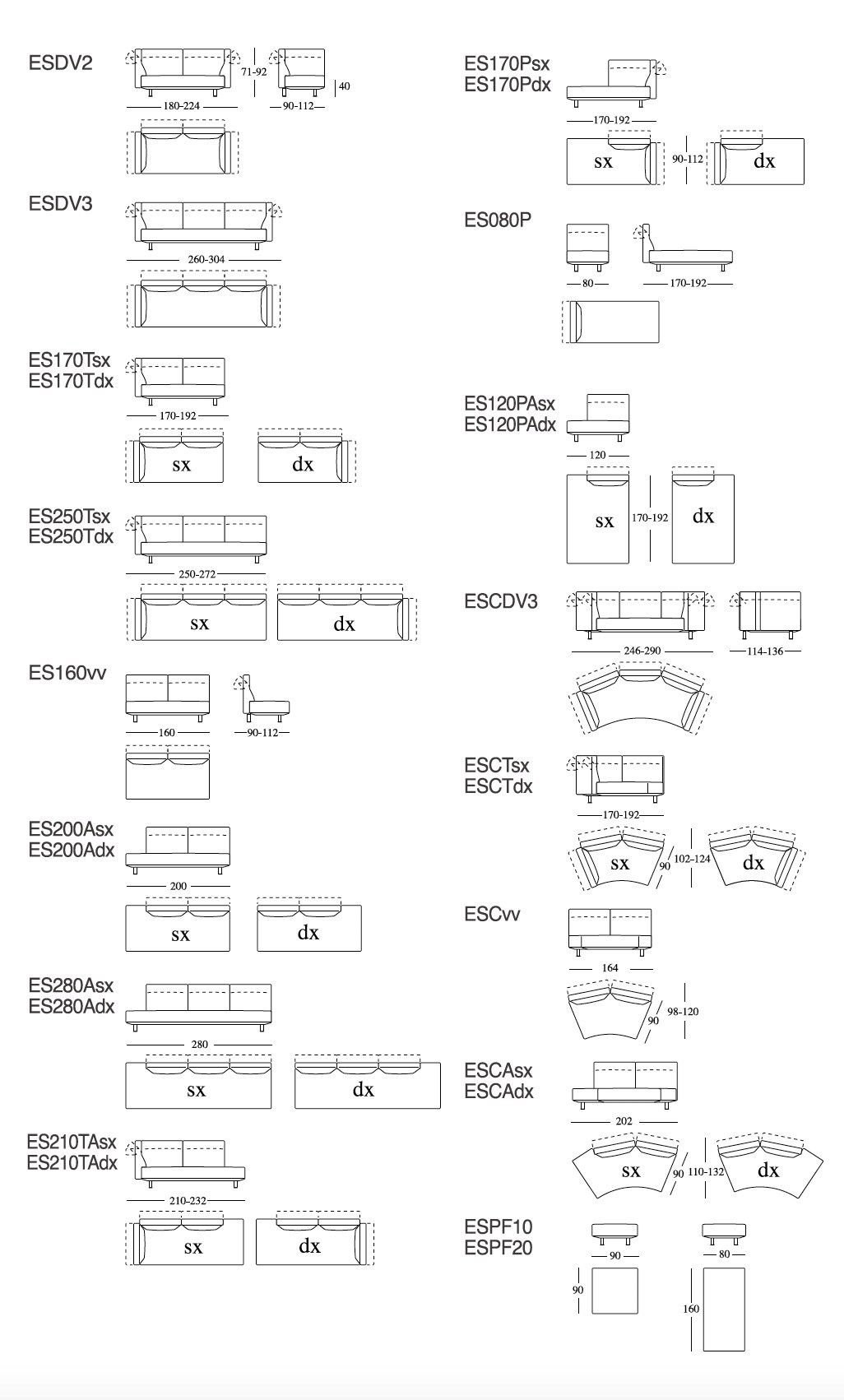 Диван Edra для интерьера ARCH-00090939 - Вид №7
