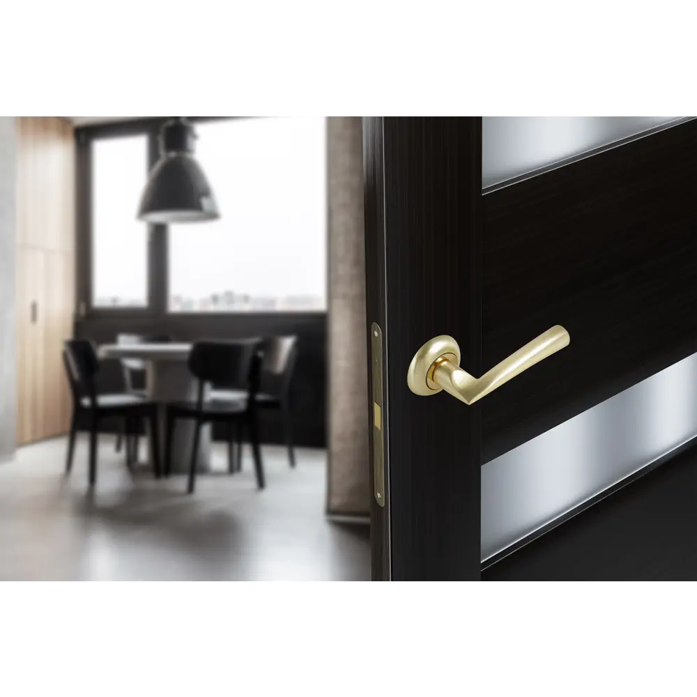 Дверные ручки EDSON EDS-37H-R1 золото для межкомнатных дверей 85170621 STLM-0059420 - Вид №10