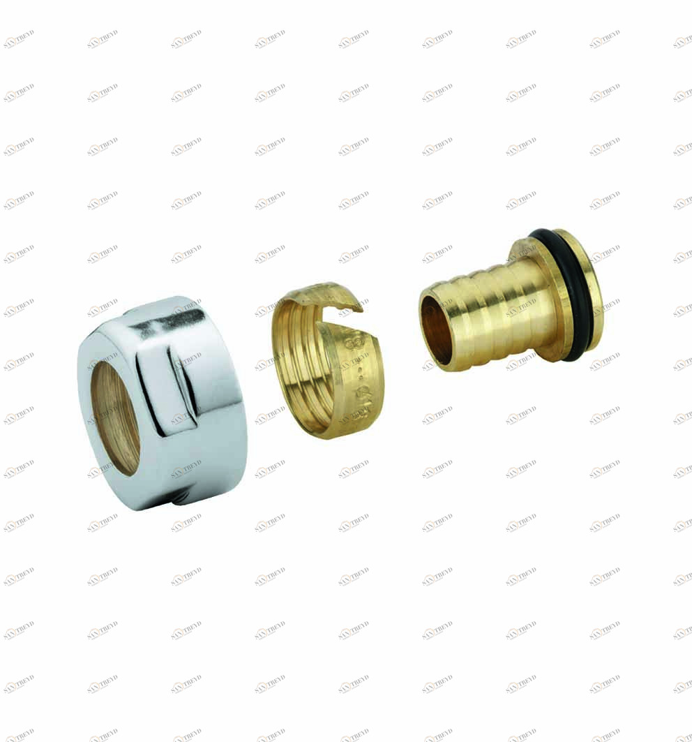 Carlo Poletti A58602I Переходник для многослойной трубы, гайка шестигранная 