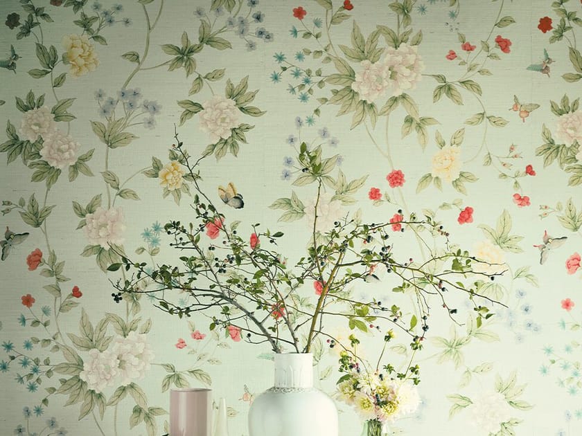 Цветочные узоры нетканые обои Jannelli&Volpi SCALAMANDRÉ ARCH-00056539