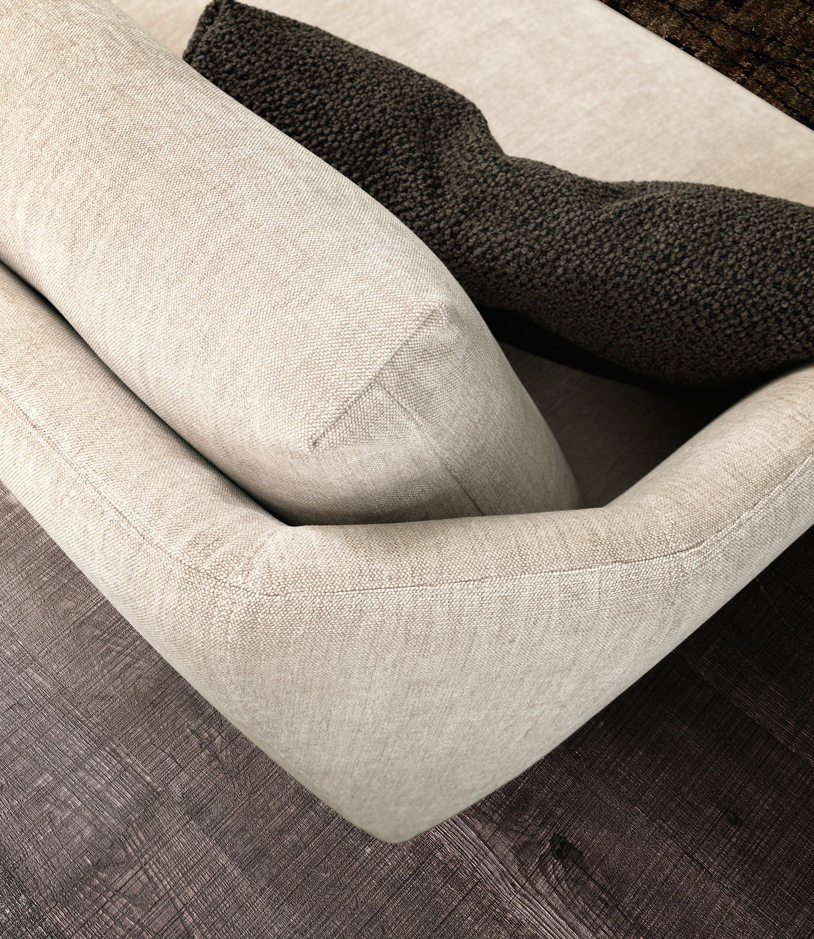 Секционный тканевый диван с полуостровом VALENTINI ARCH-00134554 - Вид №9