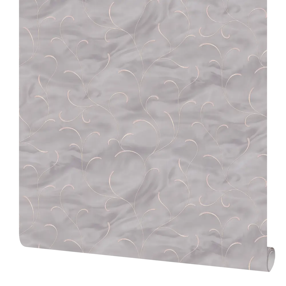 Флизелиновые обои Московская обойная фабрика Теона серые 1.06 м 89440905 STLM-1579752