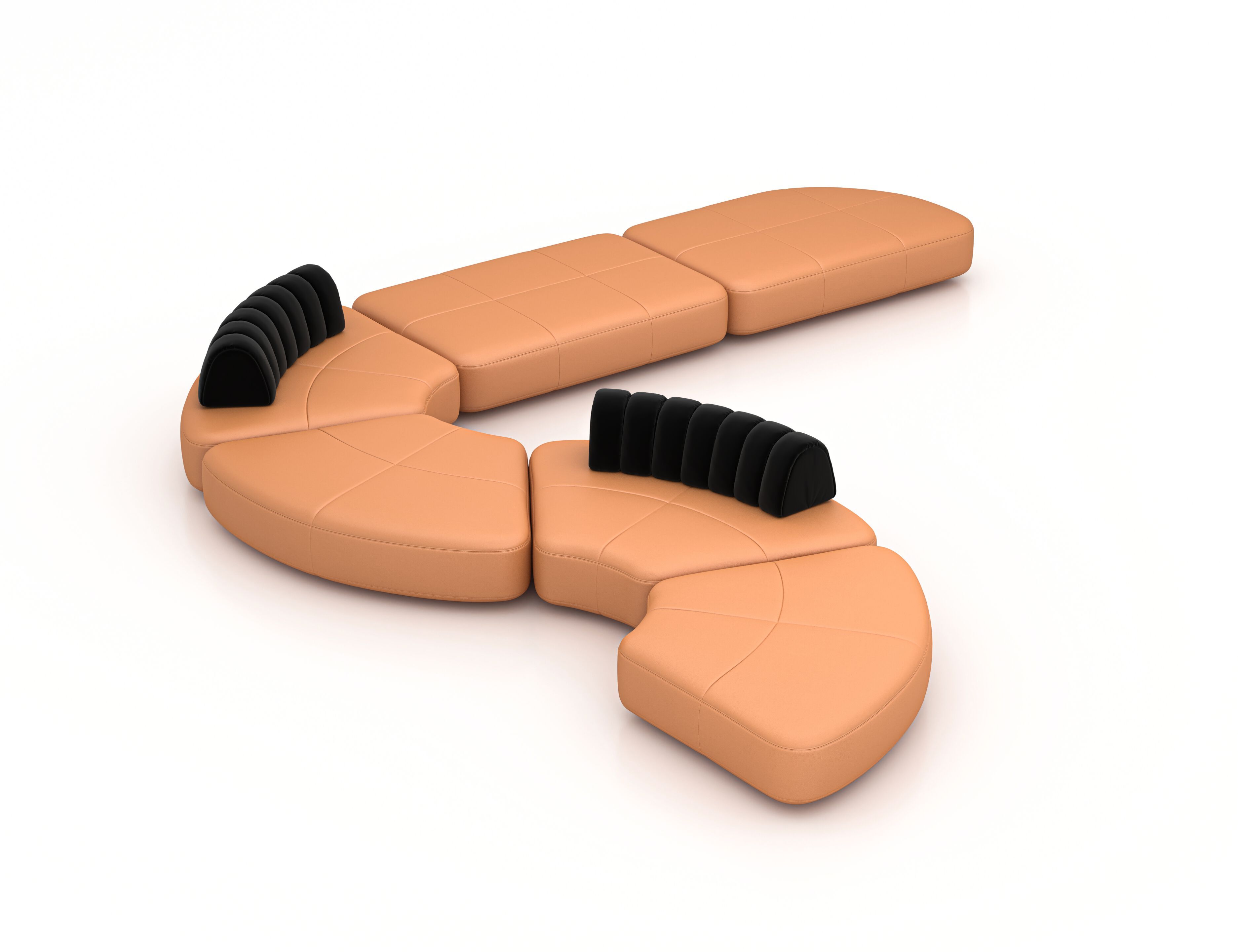 Кожаный диван de Sede DS-909 FLOW ARCH-00091590 - Вид №5