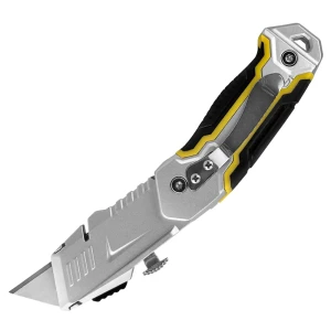 Нож строительный Vertextools 0044-18-29 металлический корпус трапециевидное лезвие 218 мм