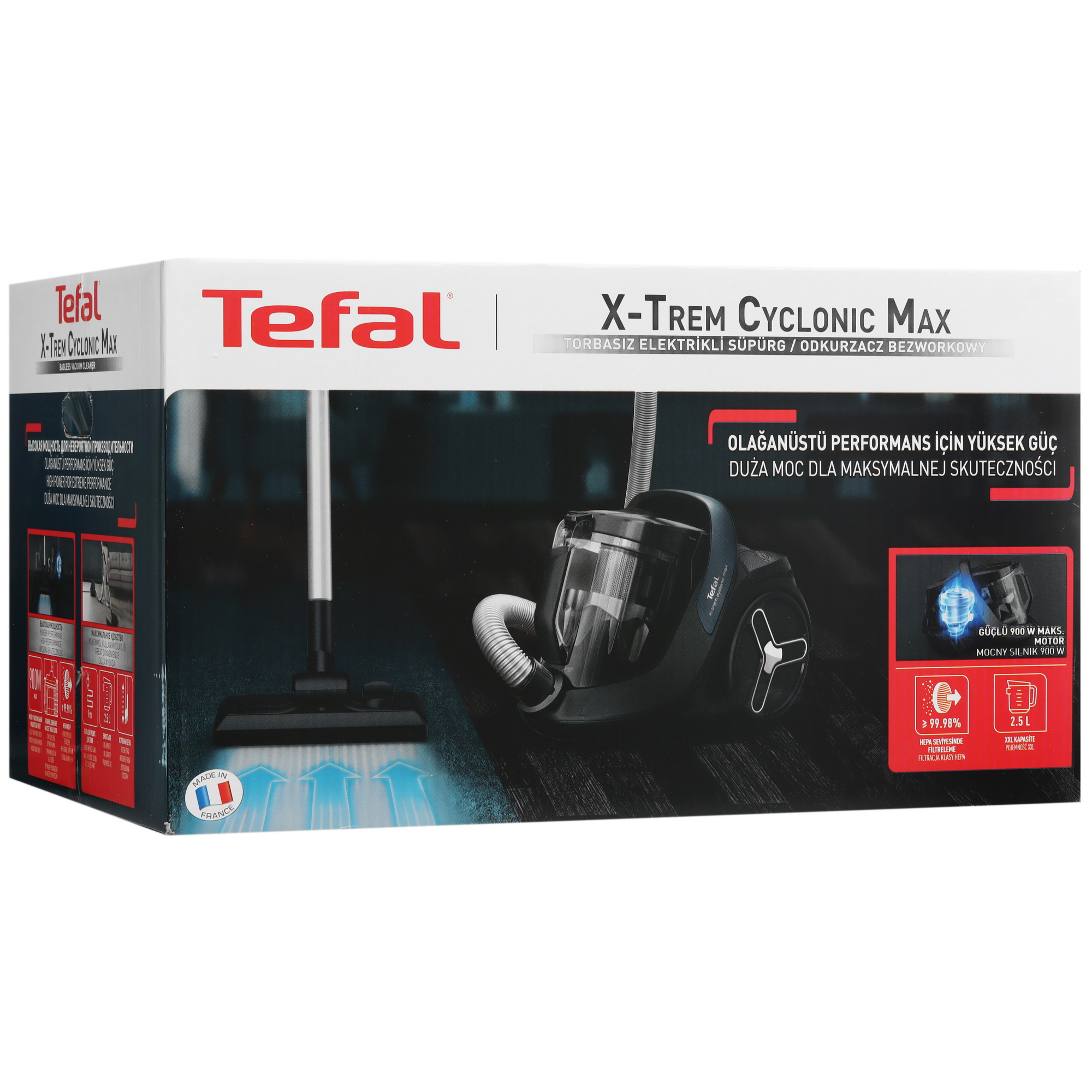 5481870 Пылесос Tefal X-Trem Cyclonic Max TW7B33EA черный STDN-0009294 - Вид №16