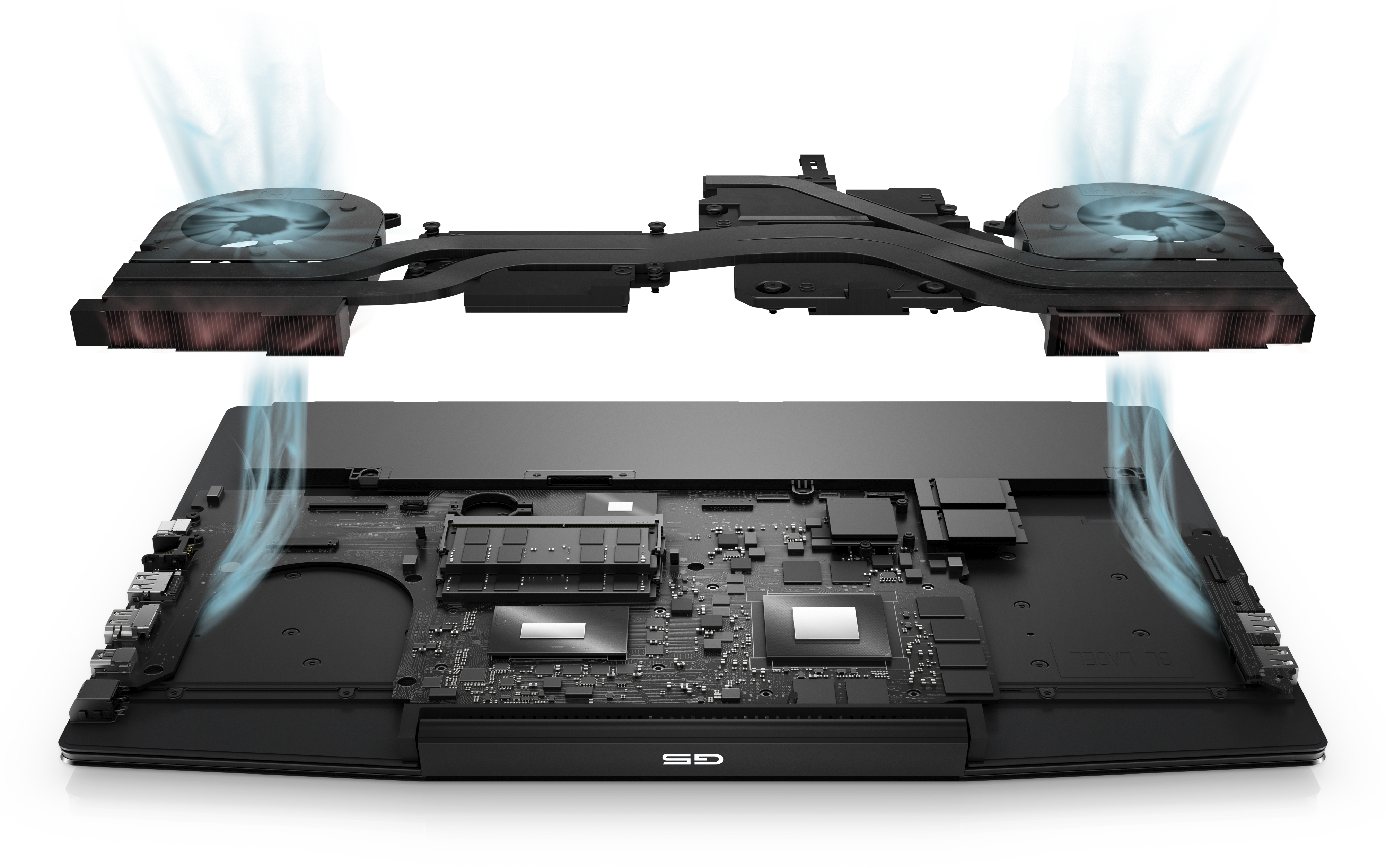 G515-7748 g5-5500 15.6"(1920x1080 (матовый, 120hz) wva)/intel core i5 10300h(2.5ghz)/8192mb/512ssdgb/nodvd/ext:nvidia geforce gtx1660ti(6144mb)/black/w10 + backlit, 250 nits, led Dell Santreyd  - Вид №10