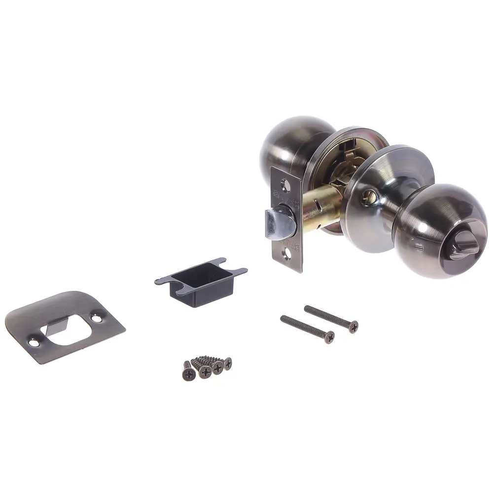 Ручка-защелка 624/BL PB-B с фиксатором сталь цвет бронза FUARO STLM-2208208 - Вид №1