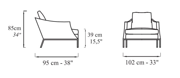 Кресло с подлокотниками ERBA ITALIA LEGENDA ARCH-00106386 - Вид №4