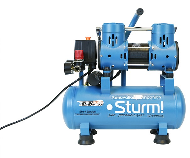 Компрессор поршневой безмасляный Sturm! AC93210OL 9070845 STDN-0144595 - Вид №3