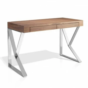 Письменный стол деревянный на металлических ножках Confort от Angel Cerda ANGEL CERDA  345211 Бежевый