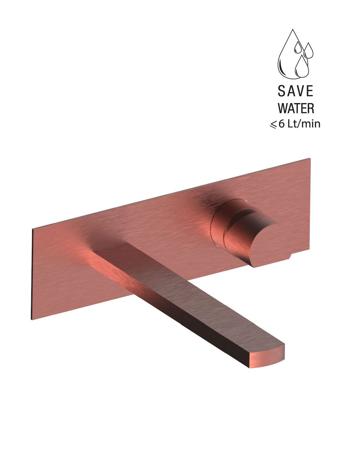 Настенный смеситель для раковины из нержавеющей стали с 2 отверстиями Rubinetterie Frattini Borgia ARCH-00046332 - Вид №2