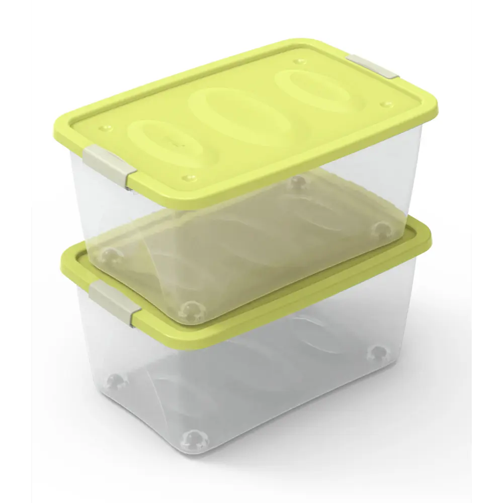 Универсальный контейнер MARTIKA Астело с крышкой и колесами 18540321 Ящик STLM-0011179 - Вид №18