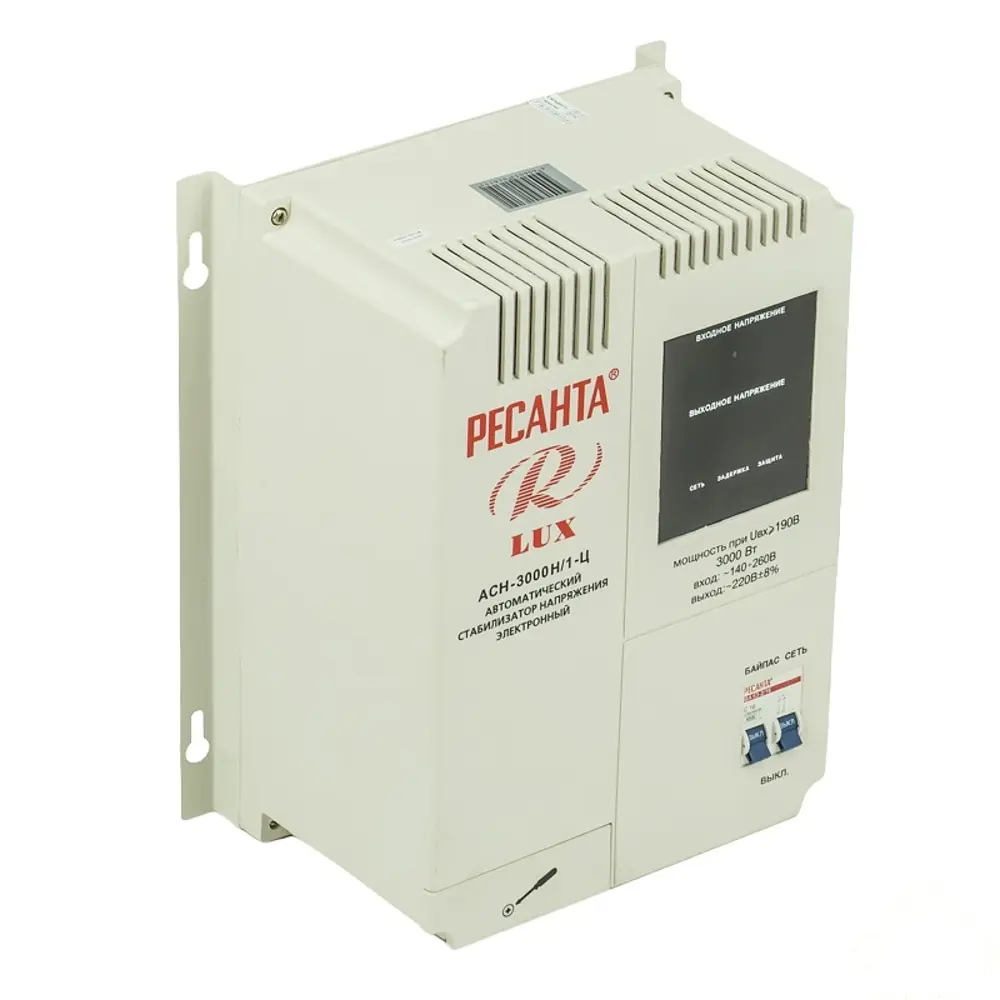 Стабилизатор напряжения настенный Ресанта 3 кВт STLM-2001434