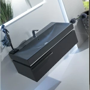 Комплект мебели для ванной Armadi Art Opaco 80см Антрацит