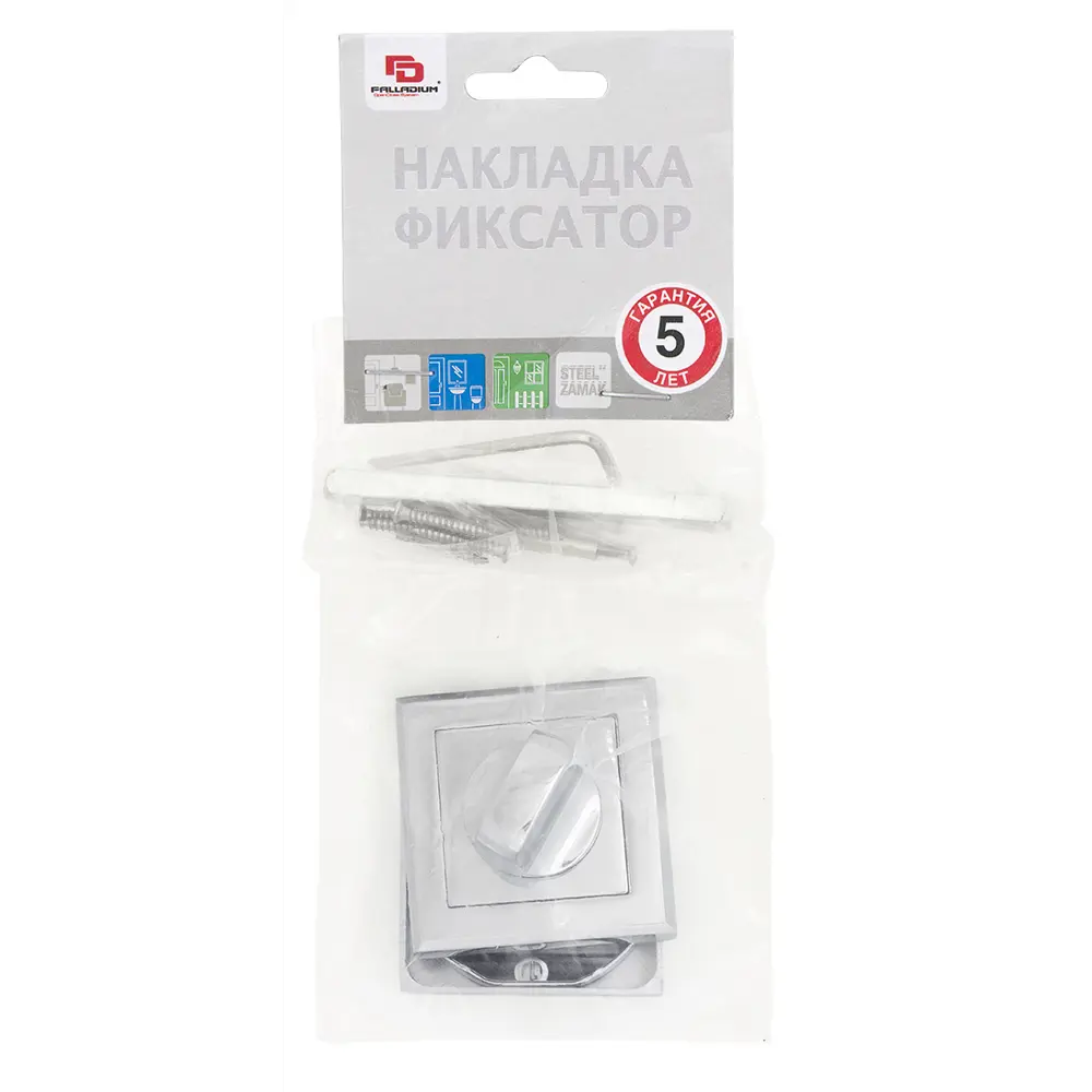 Фиксатор под ручки Z 2 BK CP, цвет хром PALLADIUM STLM-2108347 - Вид №1