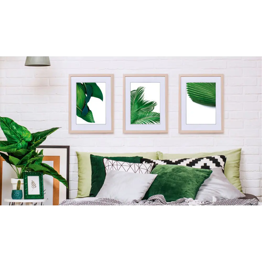 Набор постеров Изумрудная лаконичность 39x49 см АРТ ДИЗАЙН STLM-2067909 - Вид №2