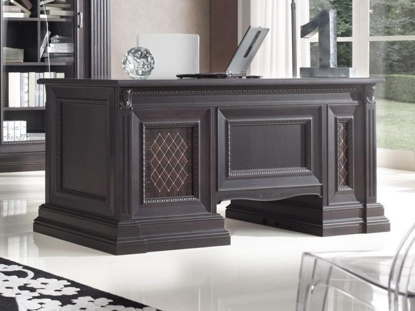 Прямоугольный рабочий стол из массива дерева с ящиками GUERRA VANNI Vogue ARCH-00130782