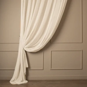 Тюль 1 п/м лен Linen 340 см 100 г/м² цвет айвори 89462562 STLM-2135870
