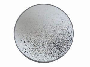 Настенное зеркало с круглой рамой