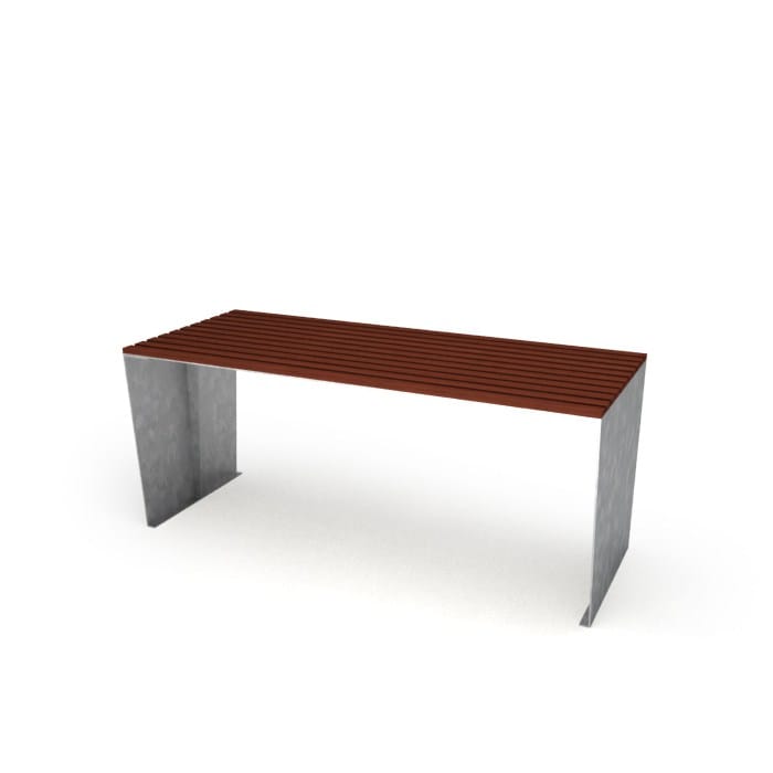 Прямоугольный стальной стол для общественных мест LAB23 Мэрилин ARCH-00045257 - Вид №10