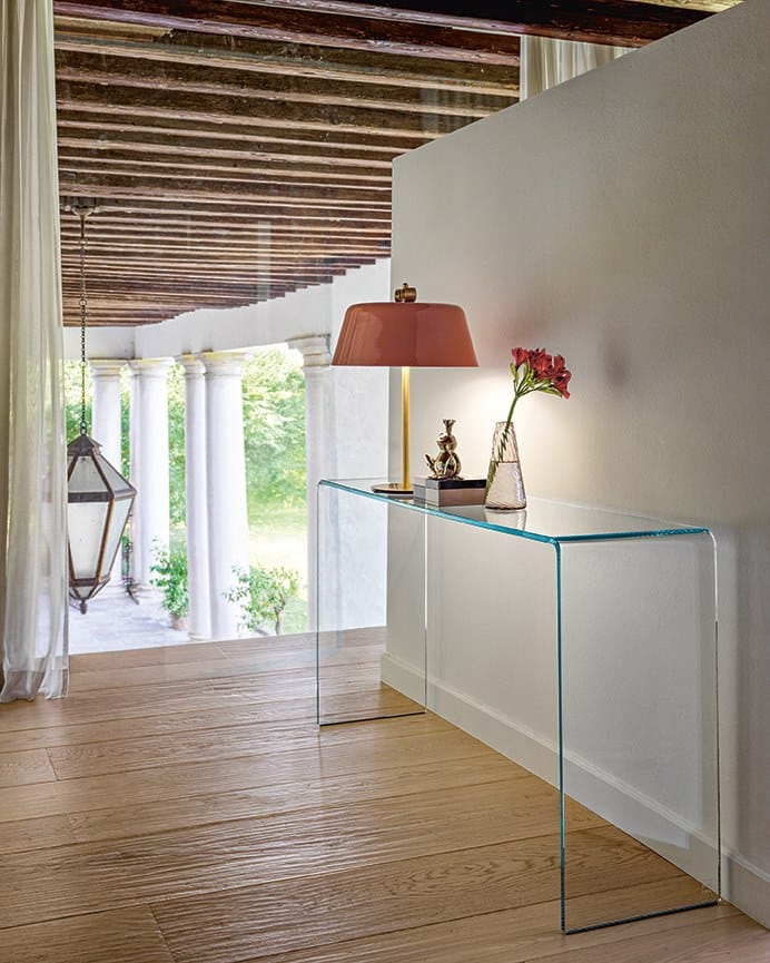 Стеклянная прямоугольная консоль FIAM ITALIA Rialto ARCH-00052870 - Вид №1