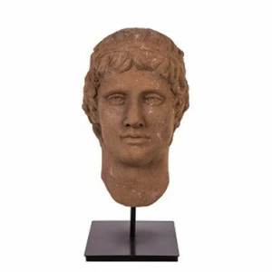 Статуэтка декоративная коричневая Roman Head PUSHA PUSHA 062724 Коричневый