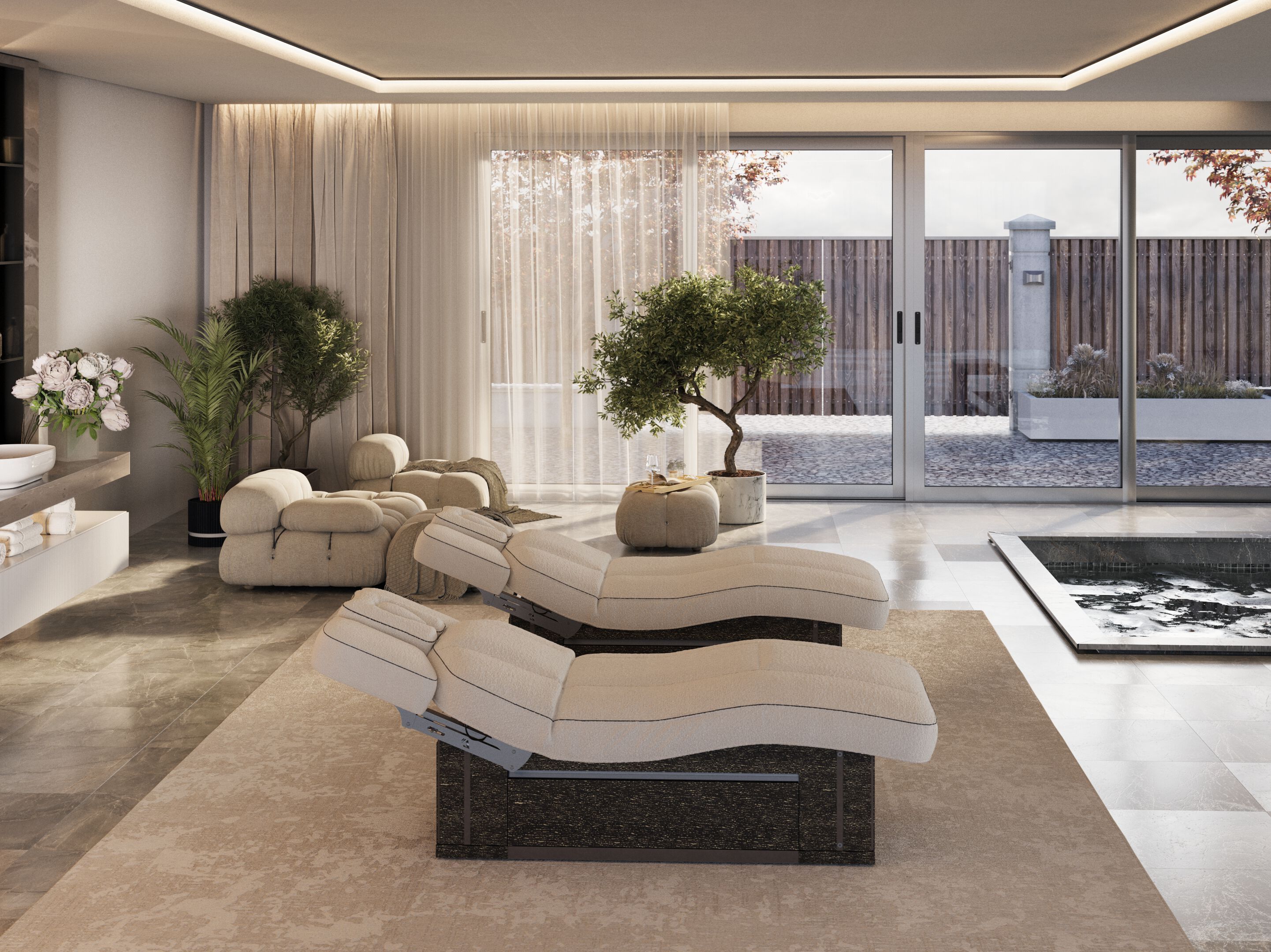 Многофункциональная спа-кровать с электрической регулировкой и ящиком для хранения Lemi Group Home SPA ARCH-00110251 - Вид №1