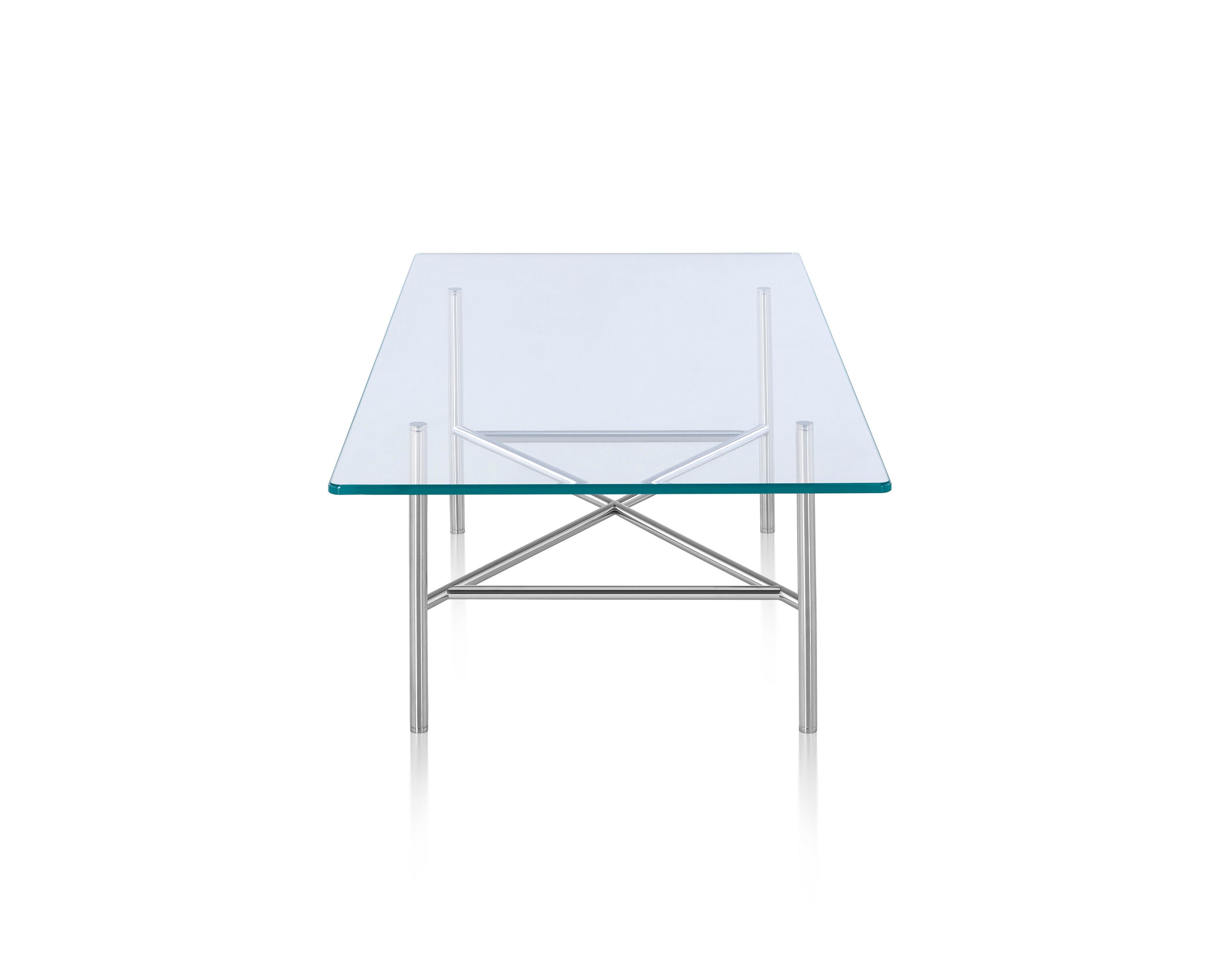 Прямоугольный стеклянный и металлический журнальный столик Herman Miller Layer ARCH-00033427 - Вид №14