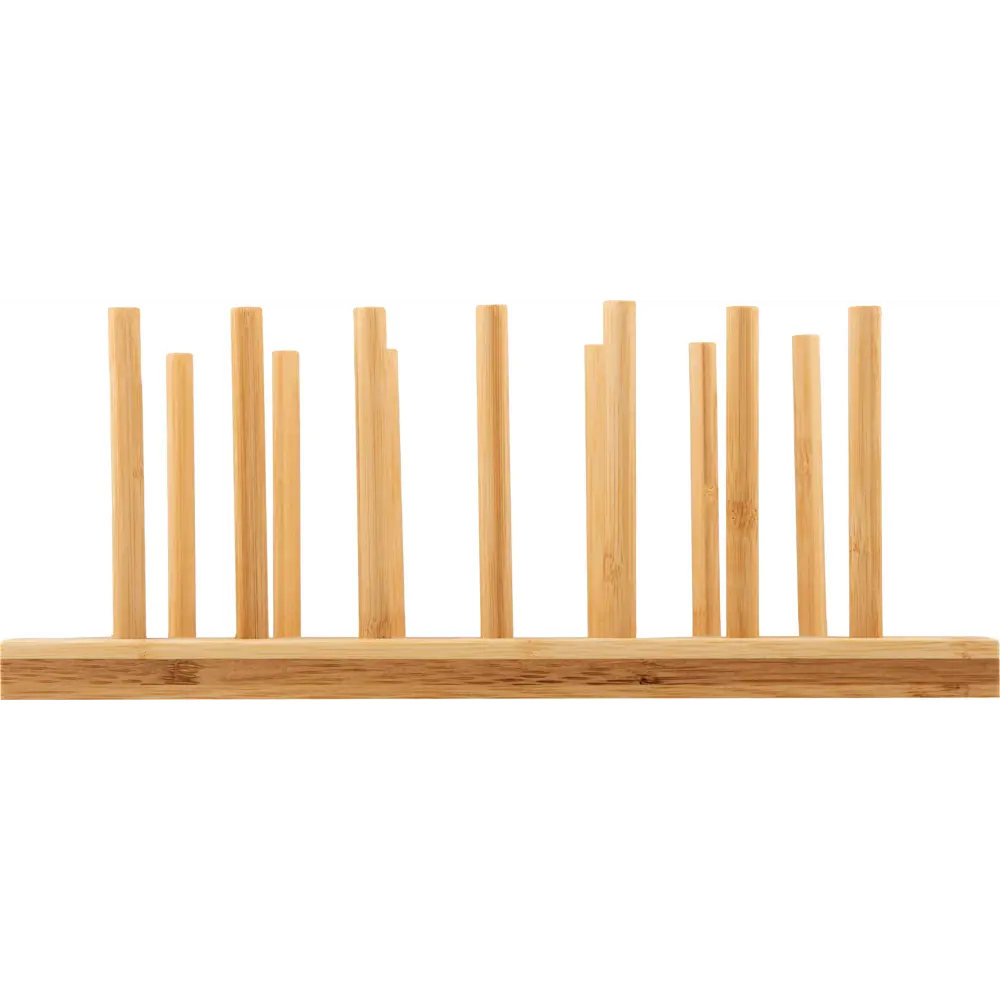 Сушилка для посуды KONSENSA 30x8.5x12 см одноуровневая бамбук цвет бежевый STLM-2207561 - Вид №3