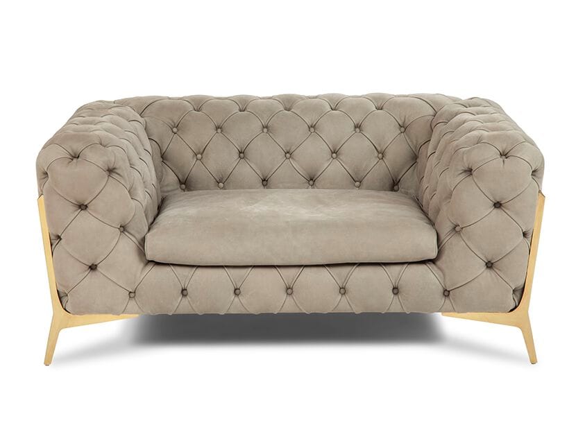 Кожаное кресло с подлокотниками Calia Italia Superior ARCH-00017831