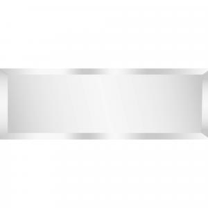 82155728 Плитка зеркальная Mirox 3G прямоугольная 30x10 см цвет серебро