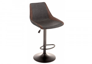 11301 Барный стул Kozi серый/коричневый Woodville