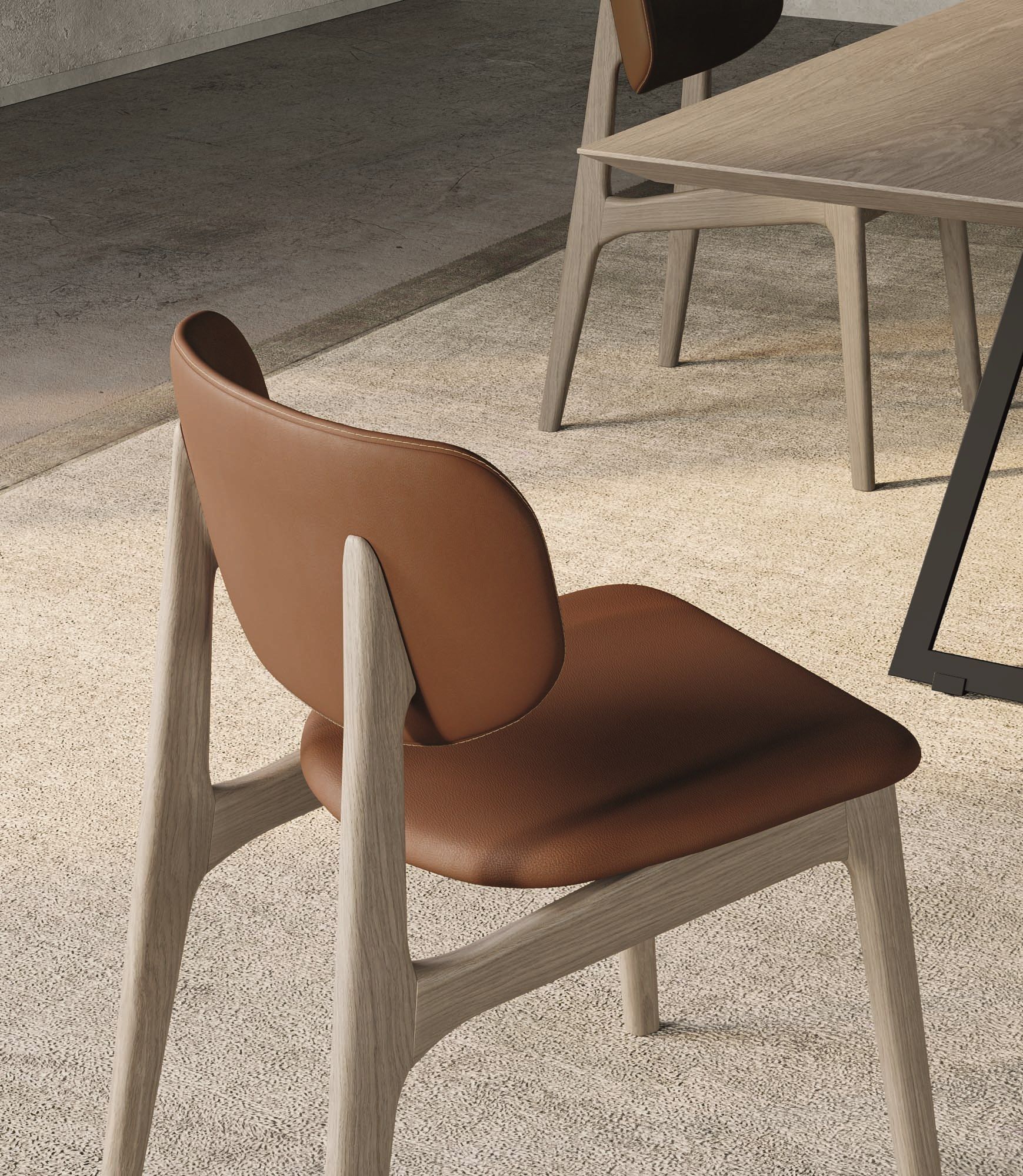 Тканевый стул с открытой спинкой Dall'Agnese FLOAT ARCH-00068825 - Вид №2