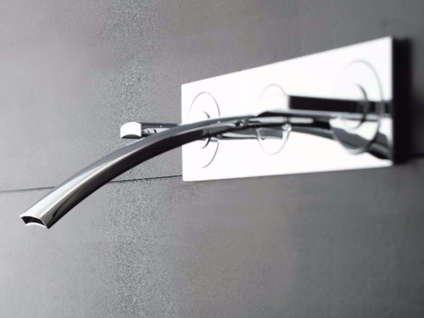 Настенный смеситель для раковины с пластиной Zazzeri ARCH-00094514 - Вид №1