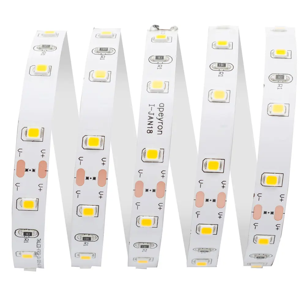 Светодиодная лента для контурной подсветки Apeyron SMD3528 24В 8мм 10м 5Вт/м 60диод/м 400лм/м 3000К теплый белый свет STLM-2186552 - Вид №4