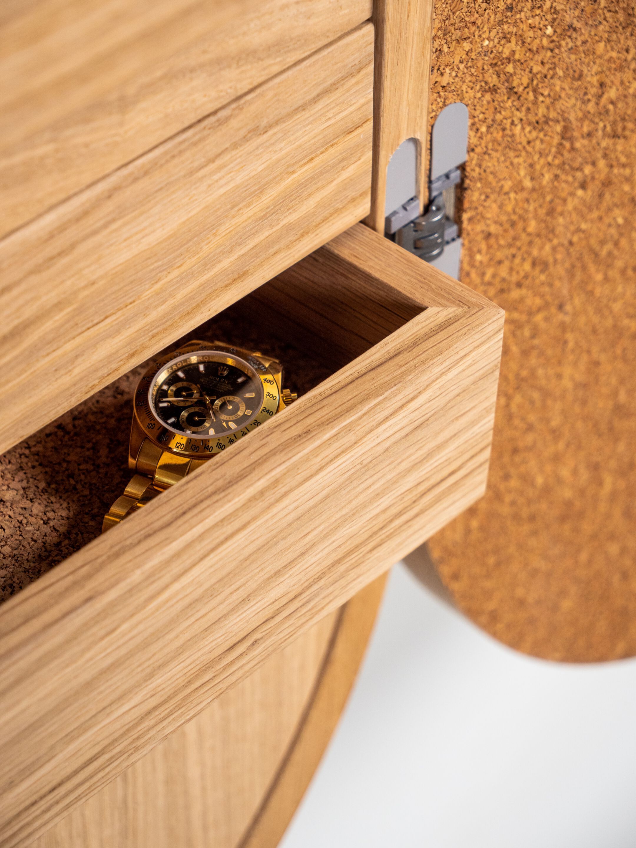 Деревянное зеркало с контейнером OTQ DEA ARCH-00016623 - Вид №2